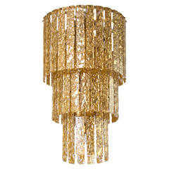 Italian Midcentury Chandelier Attributed to Mazzega, circa 1960s