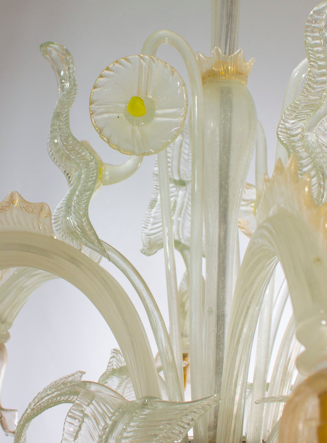 Art Glass Italian Chandelier Attributed to Cenedese, circa 1970