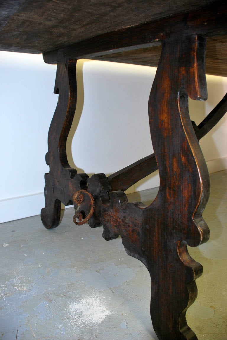 Italian Trestle Table