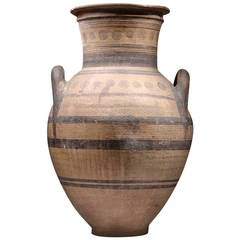 Antique Ancient Cypriot Pottery Geometric Period Amphora