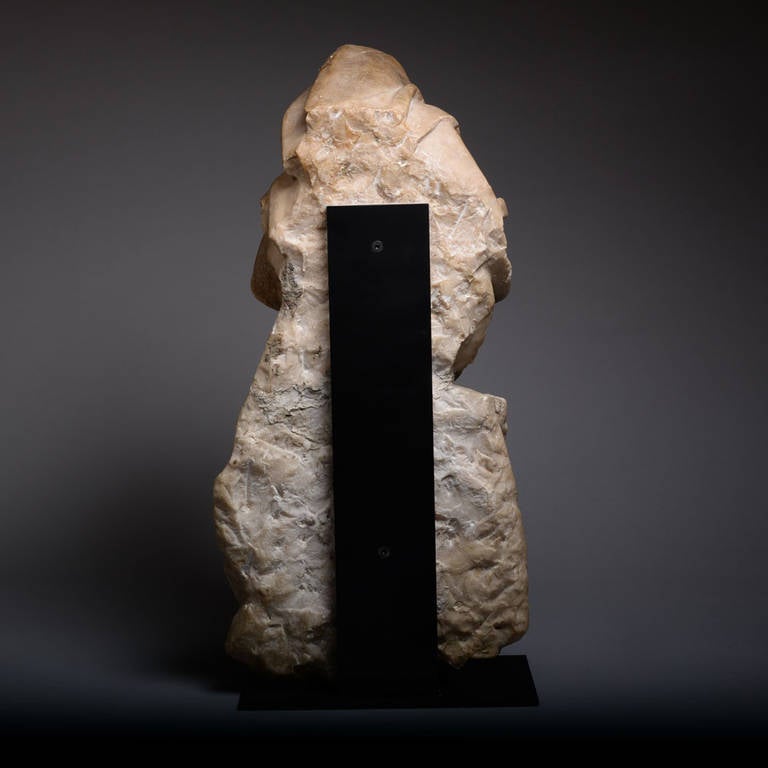 Large Late Medieval Carved Alabaster Figure of a Franciscan Nun at 1stdibs