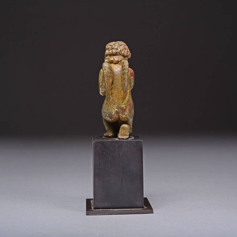 Renaissance Christian Gilt Bronze Putto or Cherub Figure 1