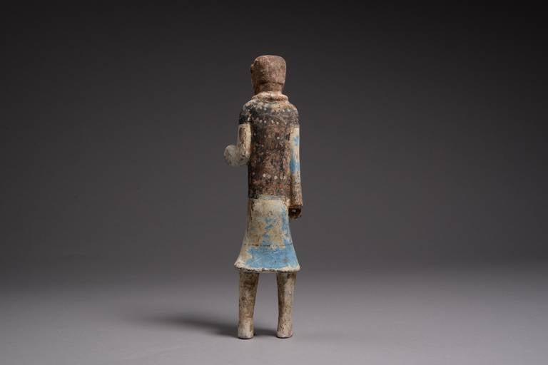 Ancient Chinese Han Dynasty Pottery Attendant Figure, 206 BC 2