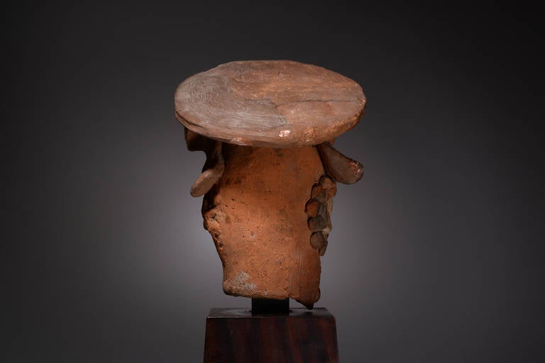 Seltene antike japanische Kofun Periode Haniwa Keramik Kopf einer Dame - 300 AD 1