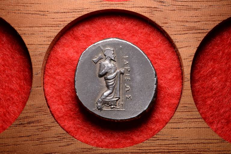 Turkish Ancient Greek Tetradrachm of Hidrieus Halicarnassus, 351 BC