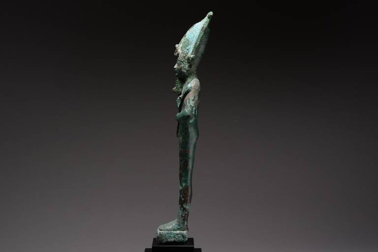 Large Ancient Egyptian Bronze Osiris Figure - 664 BC 1