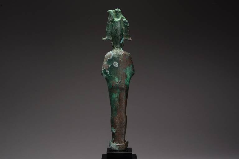 Large Ancient Egyptian Bronze Osiris Figure - 664 BC 2