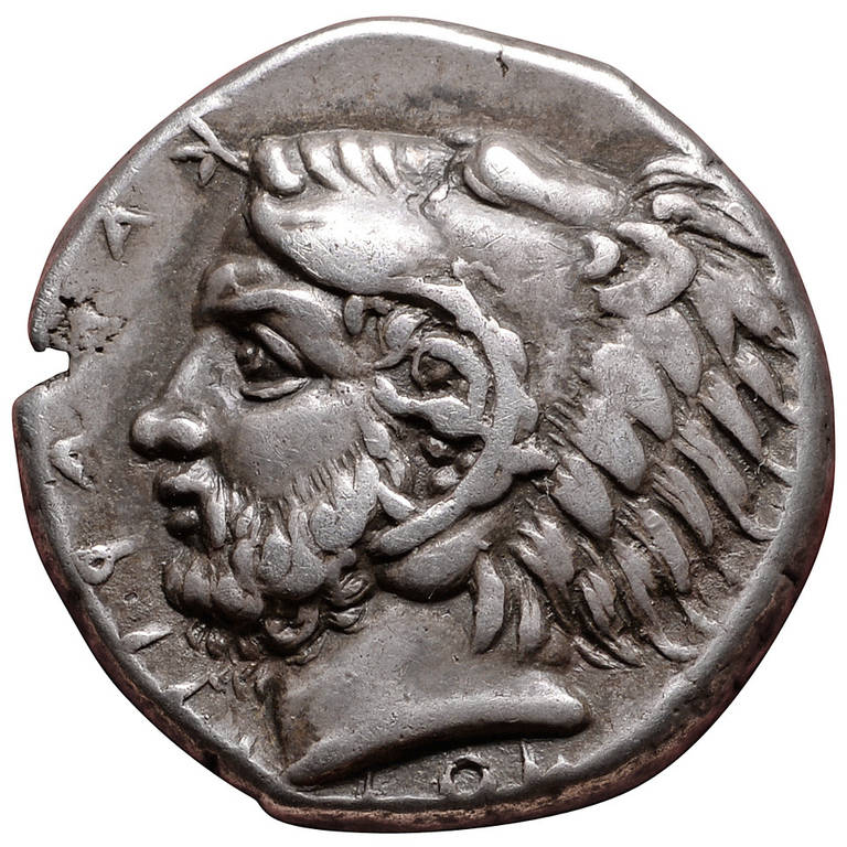Ancient Greek Silver Tetradrachm of Kamarina Sicily, 425 BC at 1stdibs