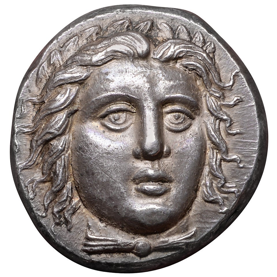 Ancient Greek Tetradrachm of Hidrieus Halicarnassus, 351 BC