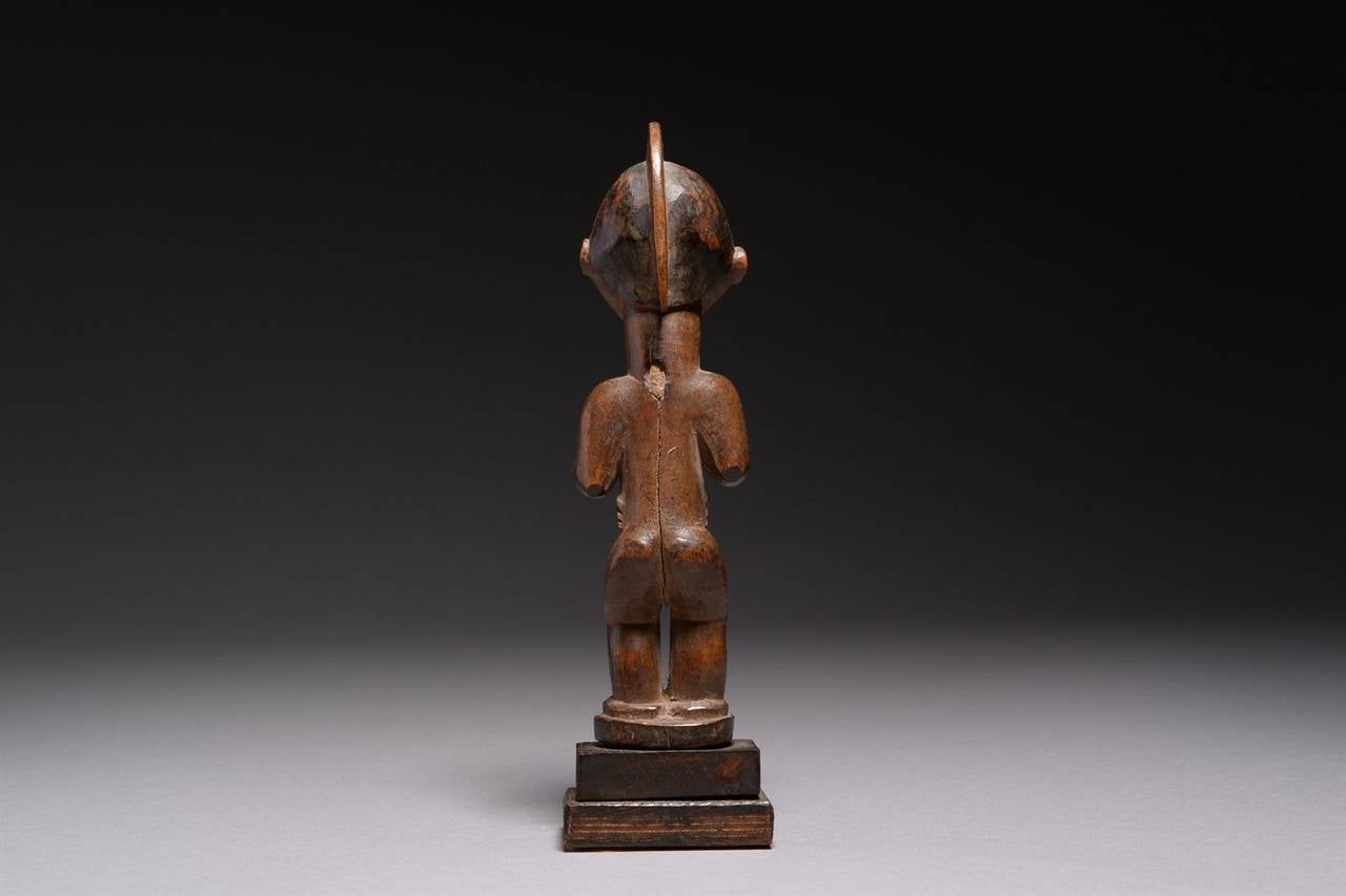 Central African Tribal Wooden Bembe Figure, Early 20th Century 2