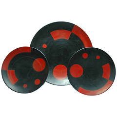 Set of Suprematism Plates by El Lissitzky