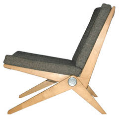 Scissor Chair by Pierre Jeanneret for Knoll