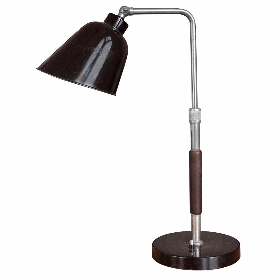 Goethe Table Lamp by Christian Dell for Bünte + Remmler For Sale