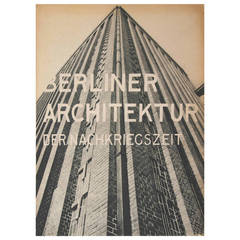 Berliner Architektur der Nachkriegszeit Book by Leopold Zahn
