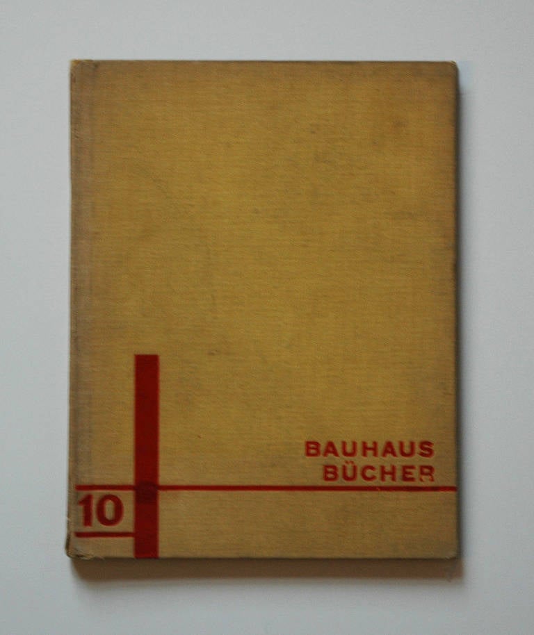 Bauhaus-Bücher Nr. 10 by Walter Gropius and László Moholy-Nagy