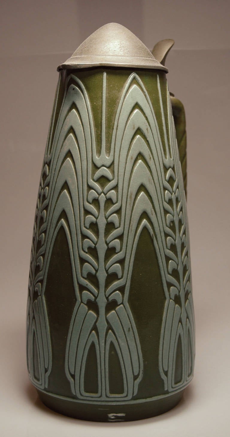 German Pitcher by Peter Behrens for Simon Peter Gerz For Sale