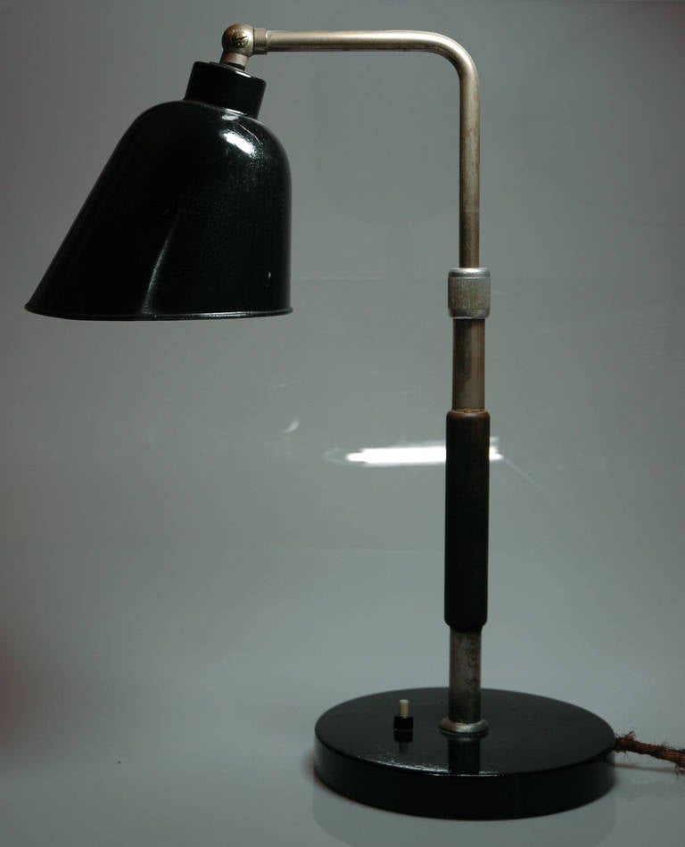 Bauhaus Goethe Table Lamp by Christian Dell for Bünte + Remmler For Sale