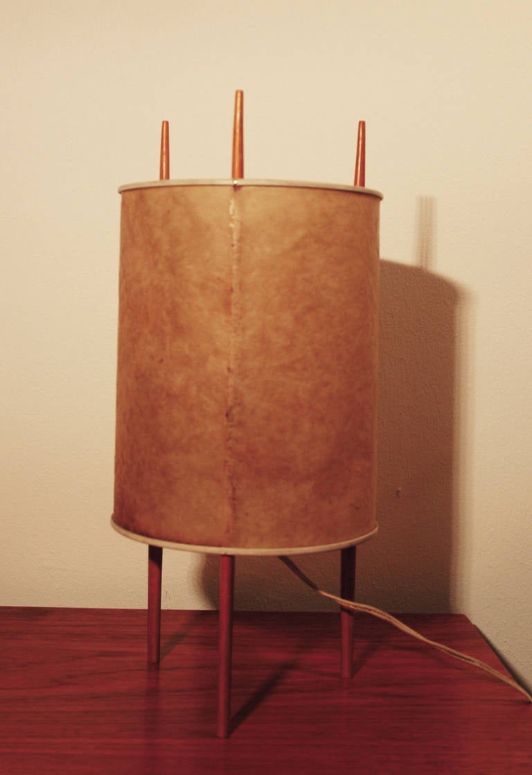 Mid-Century Modern Cylinder Lamp by Isamu Noguchi for Knoll International For Sale