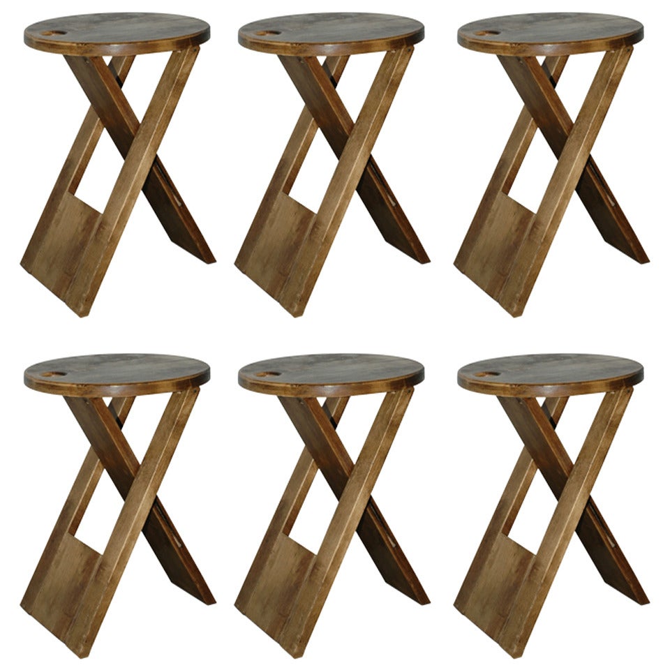 TS Folding Stool by Roger Tallon