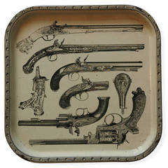 Pistol Tray in the Manner of Fornasetti
