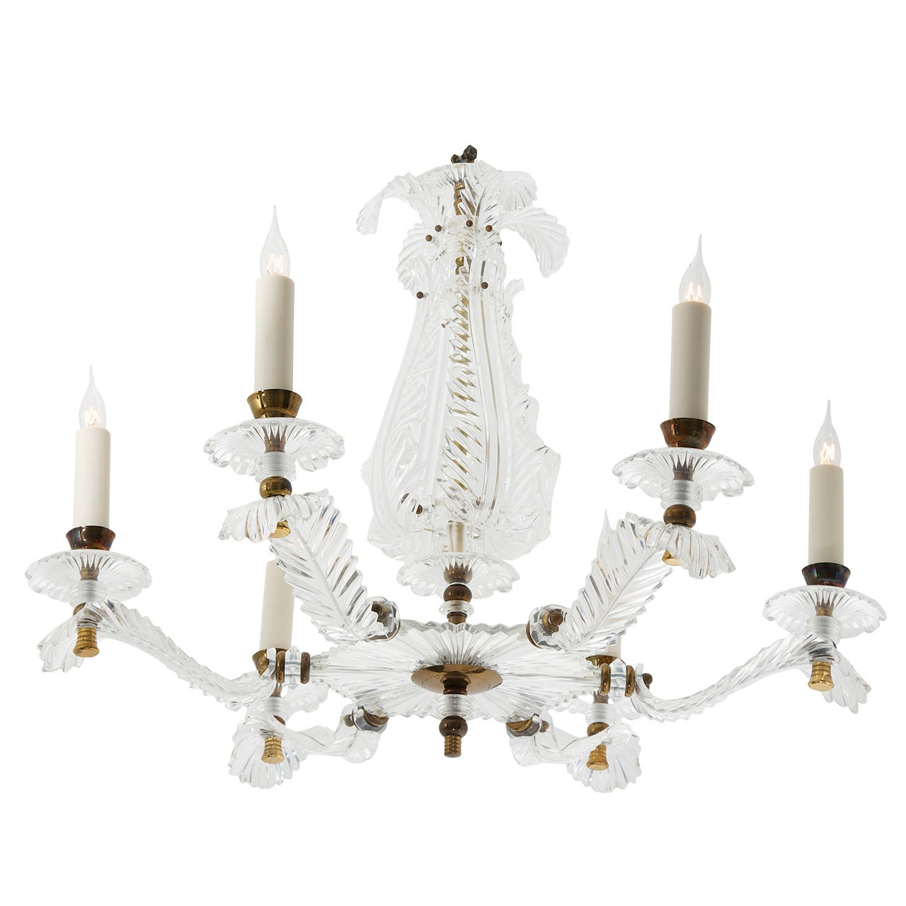 Attributed to Baguès, Little Plastic Chandelier For Sale