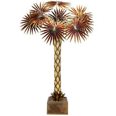 Maison Jansen Palm Tree Floor Lamp