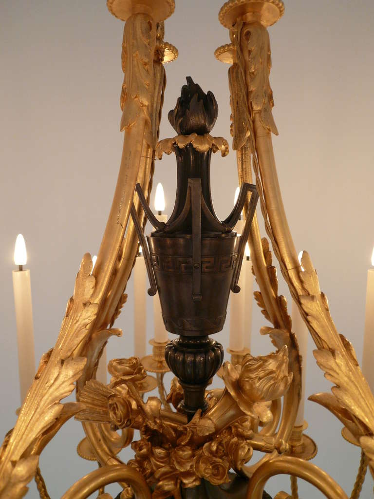 French Important Napoleon III Chandelier For Sale