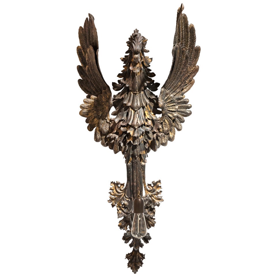 Neo-Gothic Sconce For Sale