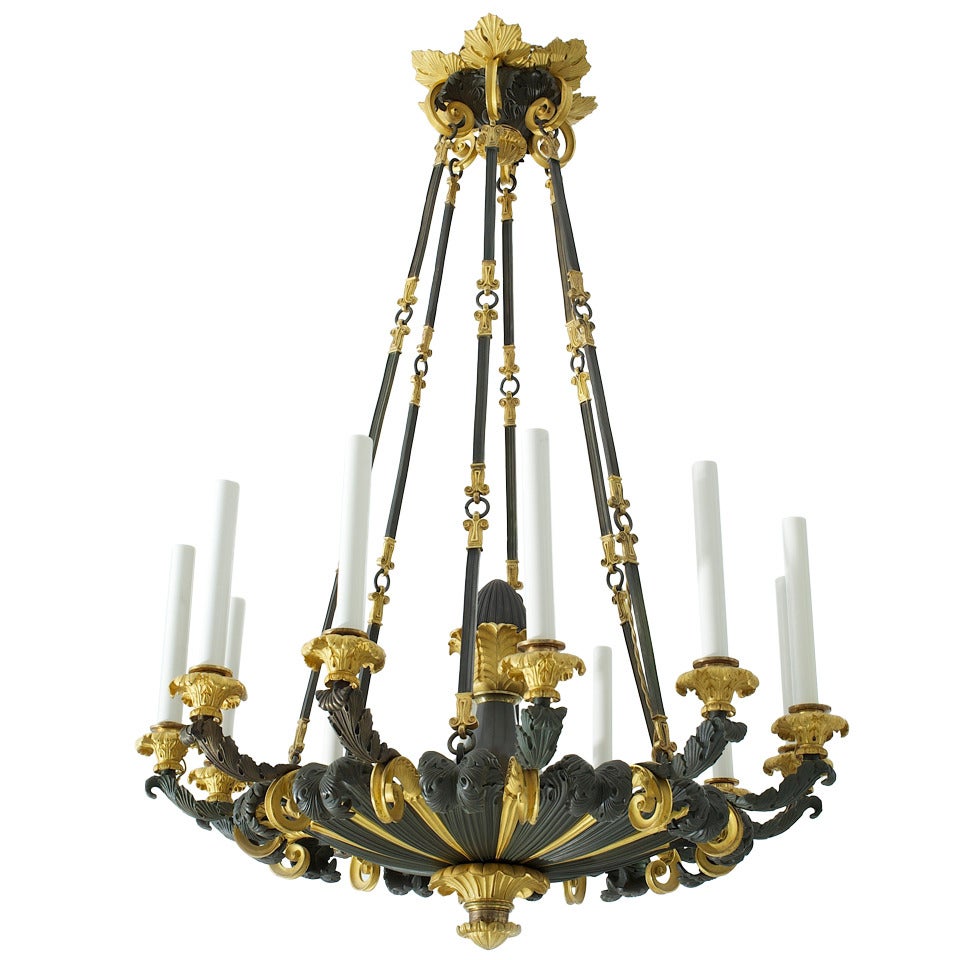 Empire Style Chandelier For Sale
