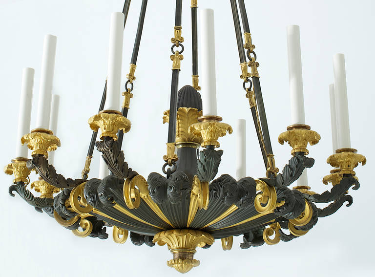 French Empire Style Chandelier For Sale