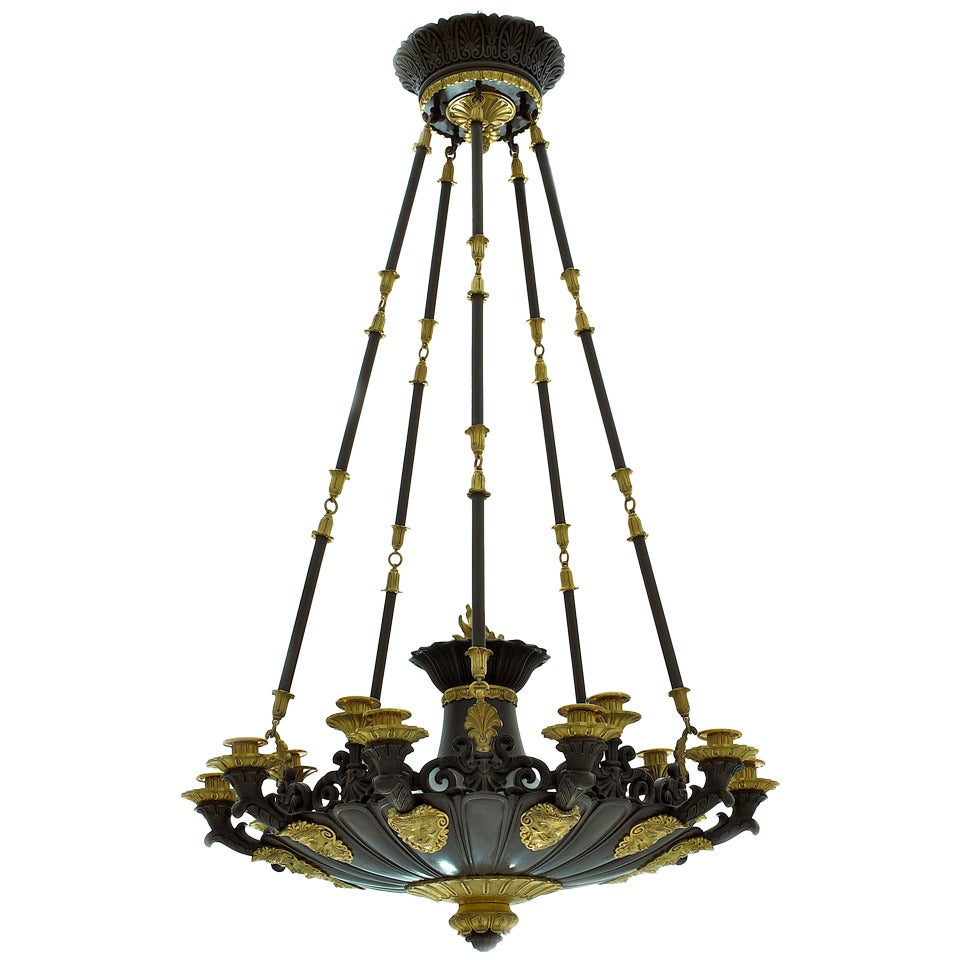 Empire Style Chandelier For Sale