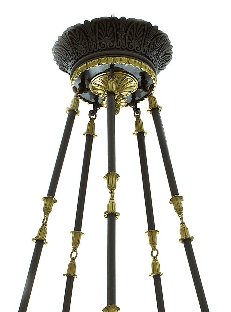 French Empire Style Chandelier For Sale