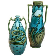 Pair of Minton Aesthetic Vases
