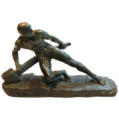 Male Figure with Lever by Pierre Le Faguays