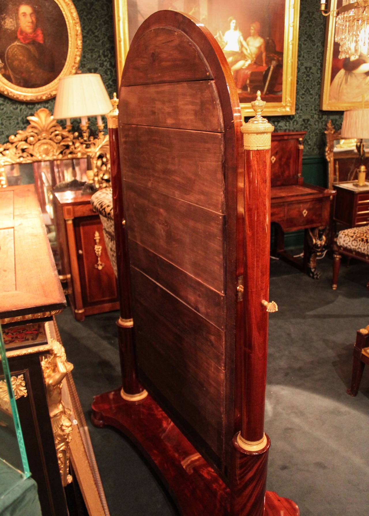 French Empire Cheval Mirror For Sale 4