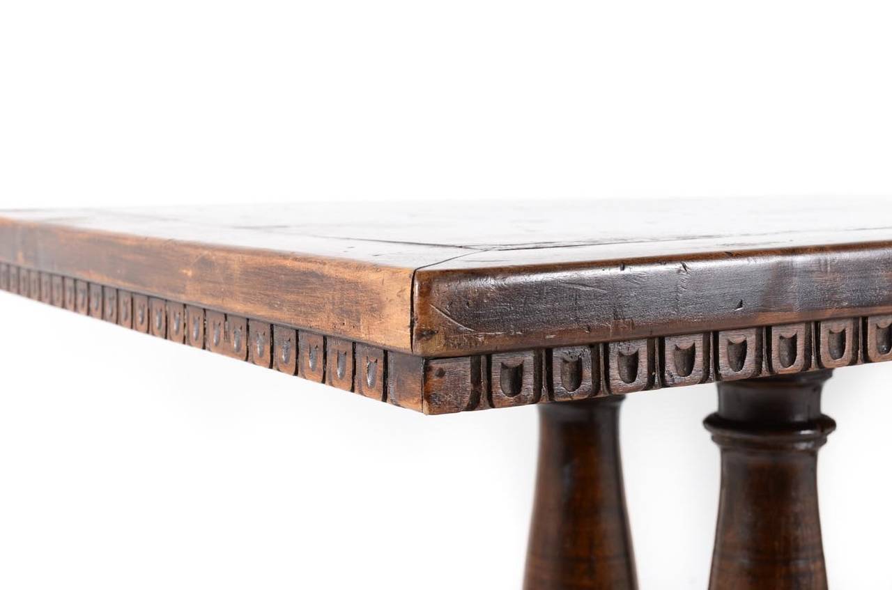 French Antique Farm Table For Sale