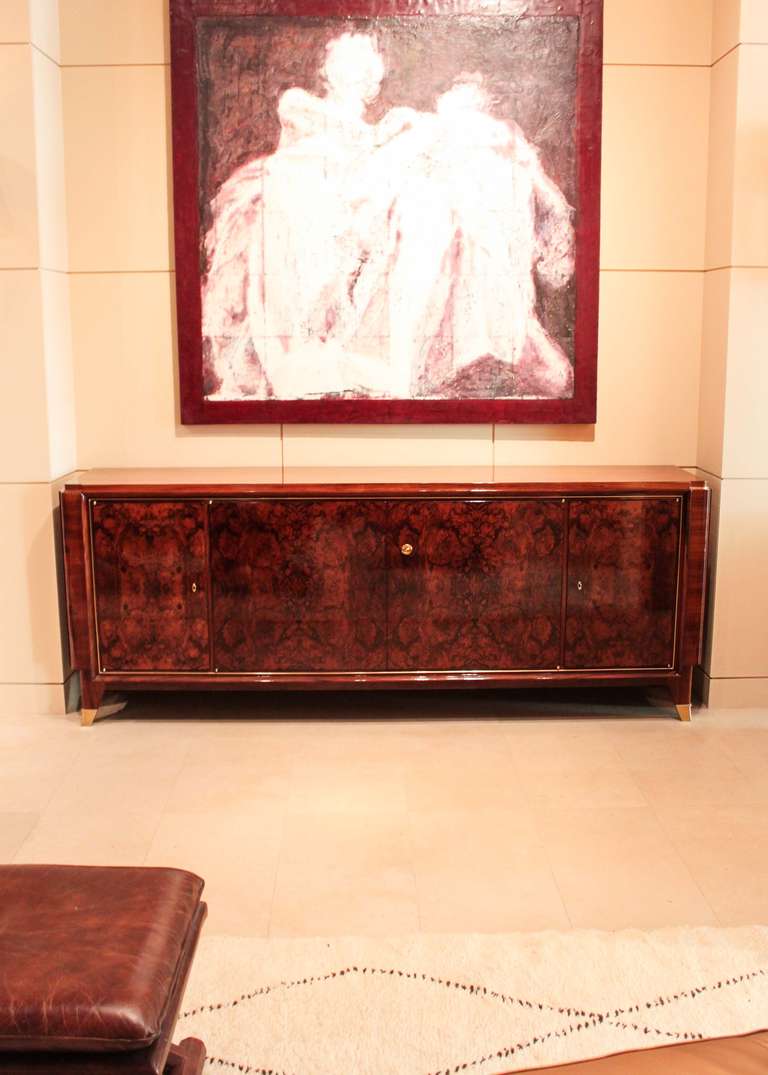 Art Nouveau Sideboard in the Style of Leleu