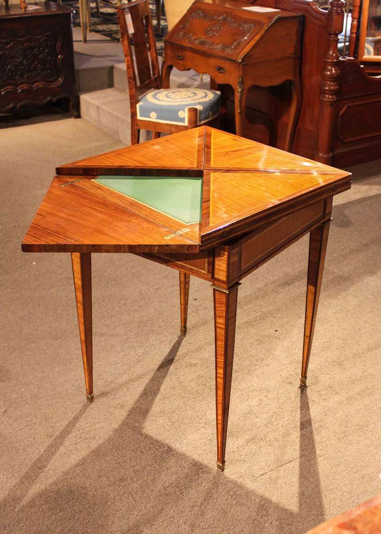 French Envelope Games Table In Excellent Condition In Vancouver, BC