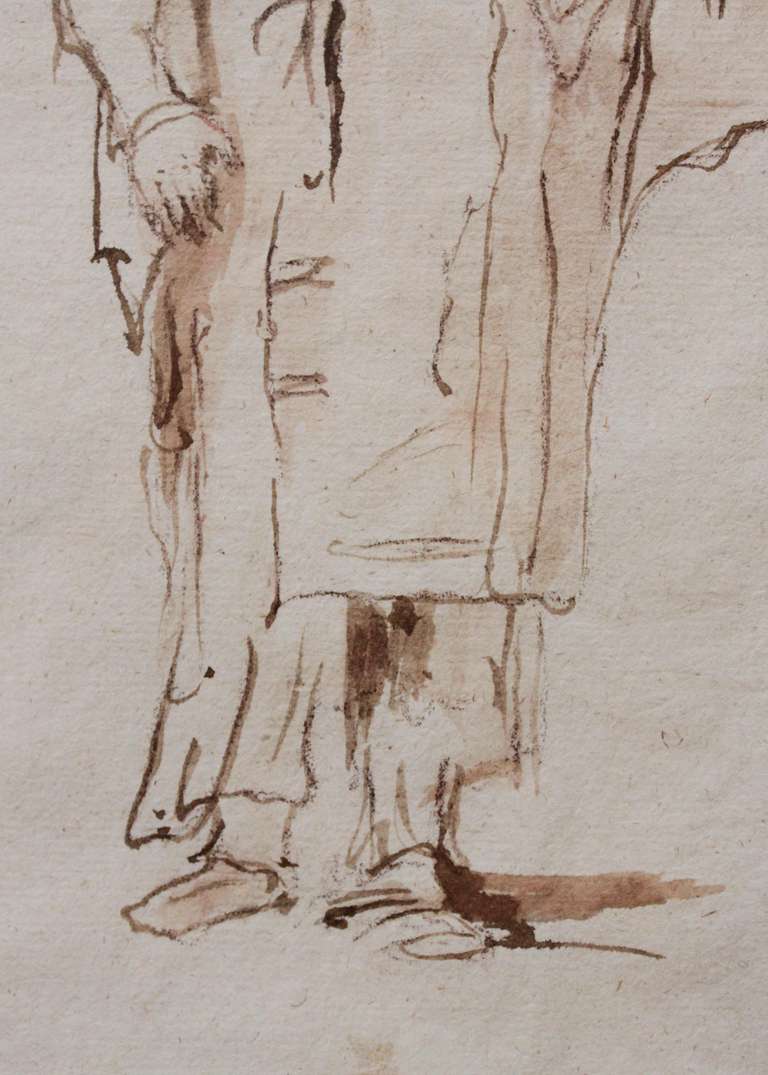 18th Century and Earlier Single Figure with Robes - Giambattista Tiepolo