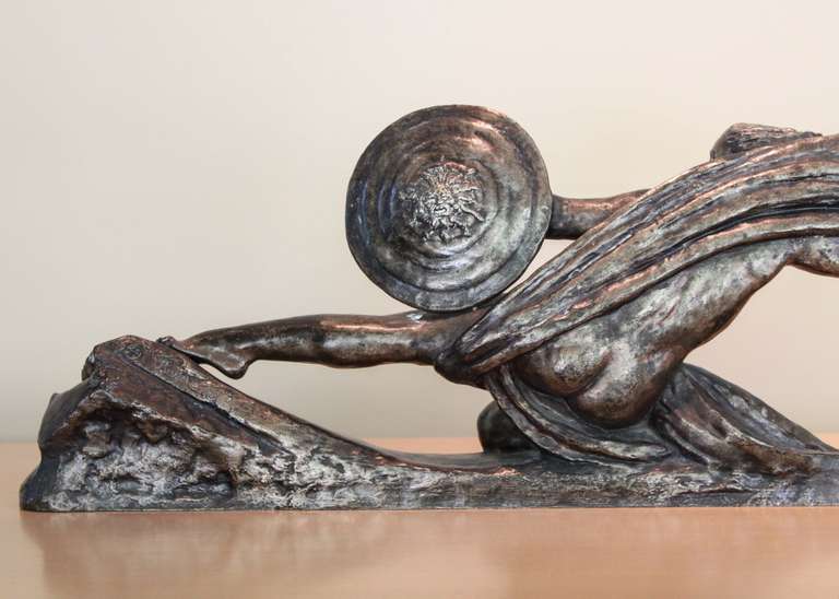 Penthesilea, Königin der Amazonen von Marcel André Bouraine (Bronze) im Angebot