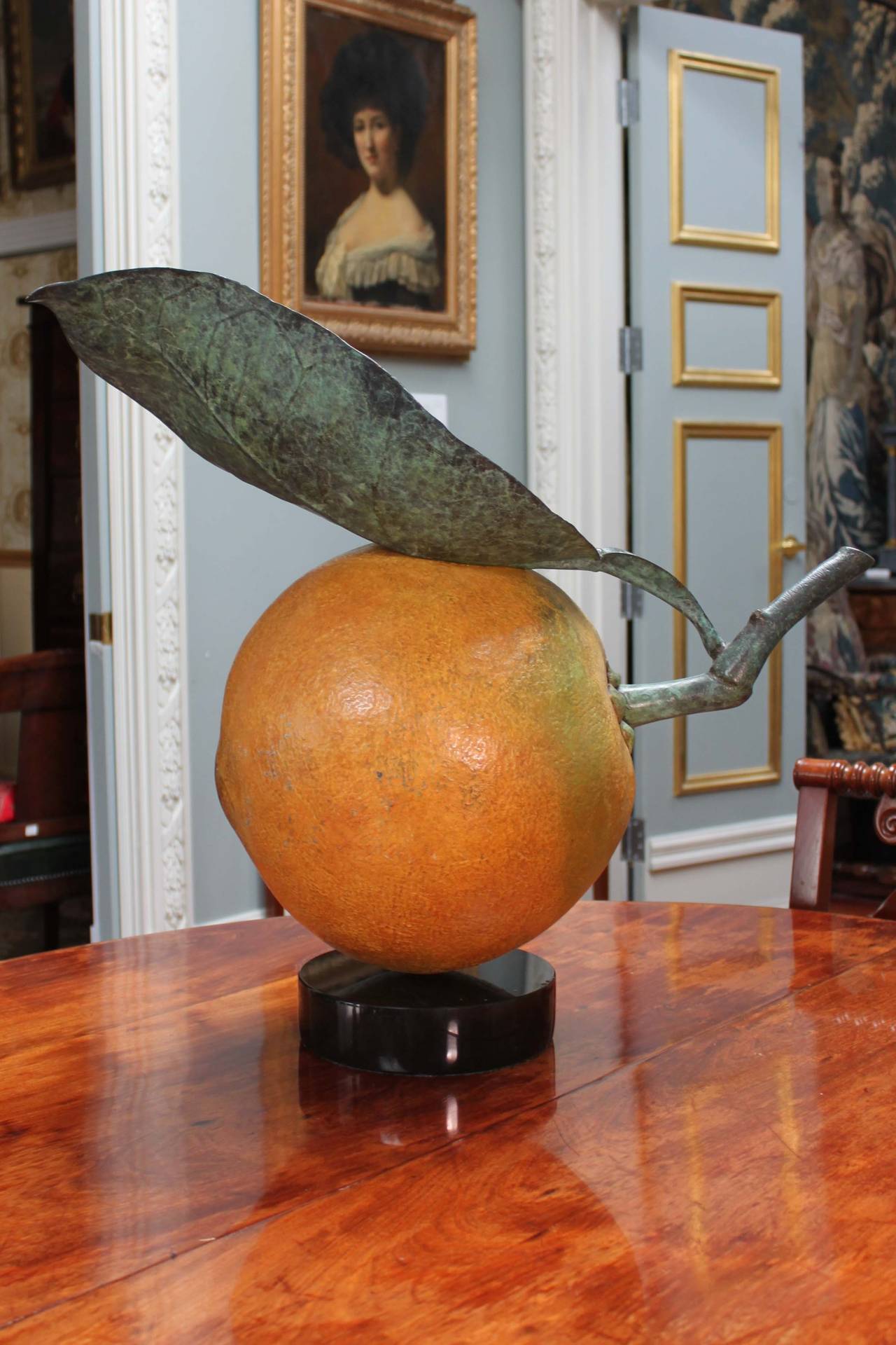 Bronze Navel Orange, Signed Popliteo