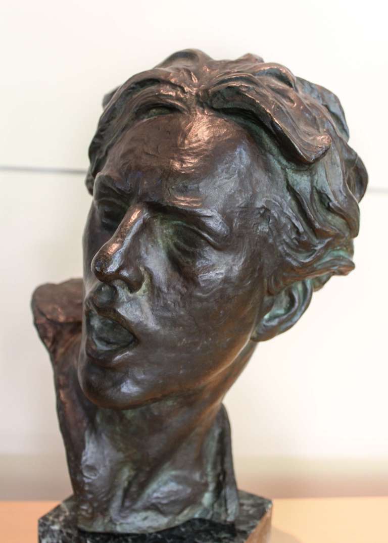 Male Bust by Alexander Kéléty 1