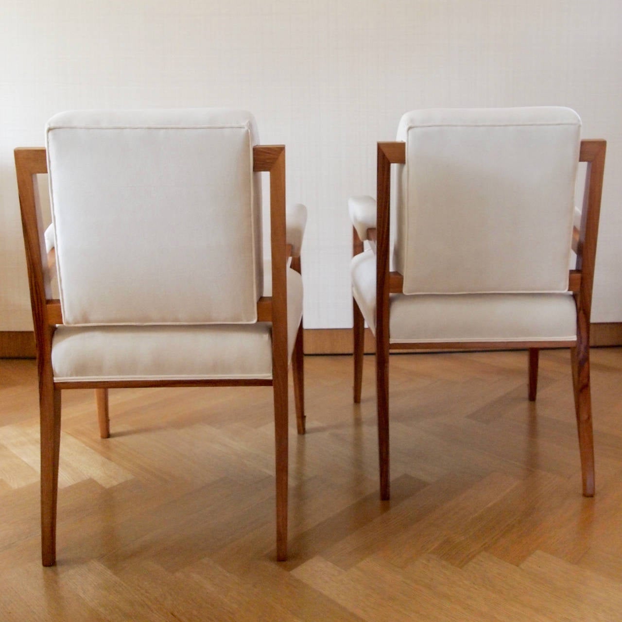 Art Deco Side Chairs by Jules Leleu