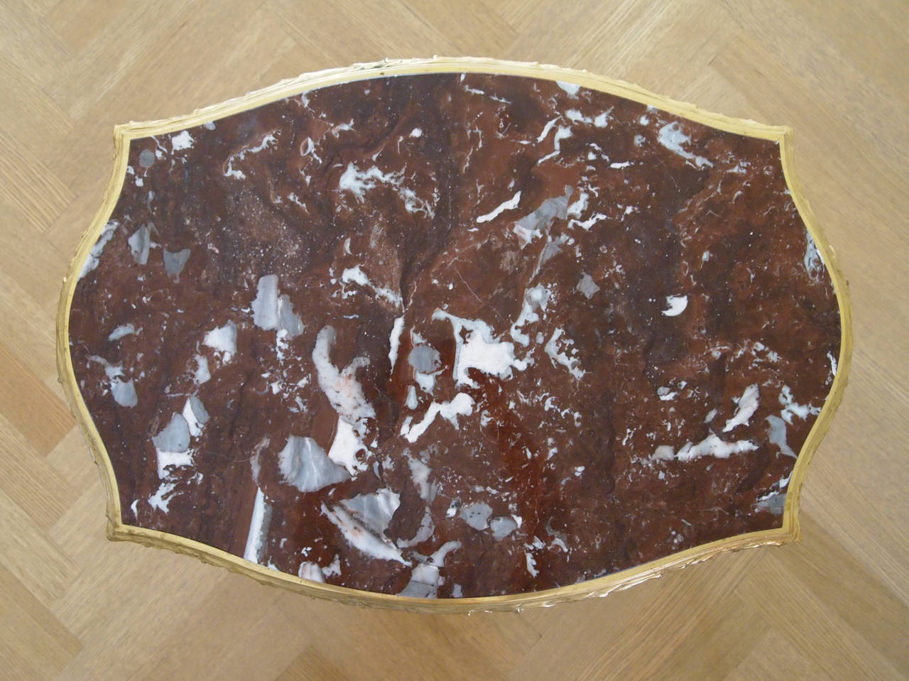 Mid-20th Century Maison Baguès Gilt Bronze Side Table