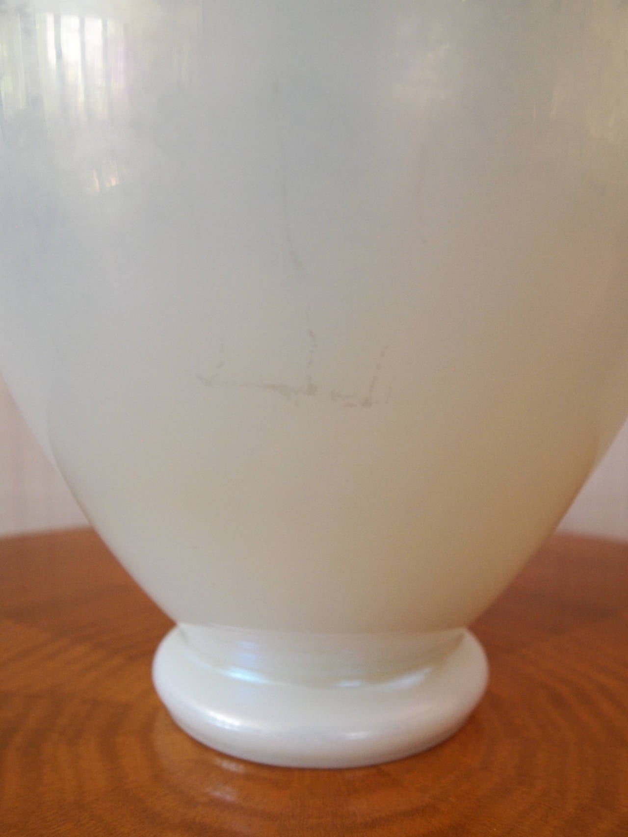 Ivrene Glass Vase by Frederick Carder for Steuben In Excellent Condition For Sale In Vancouver, BC