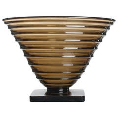 Art Deco Vase, Signed Daum