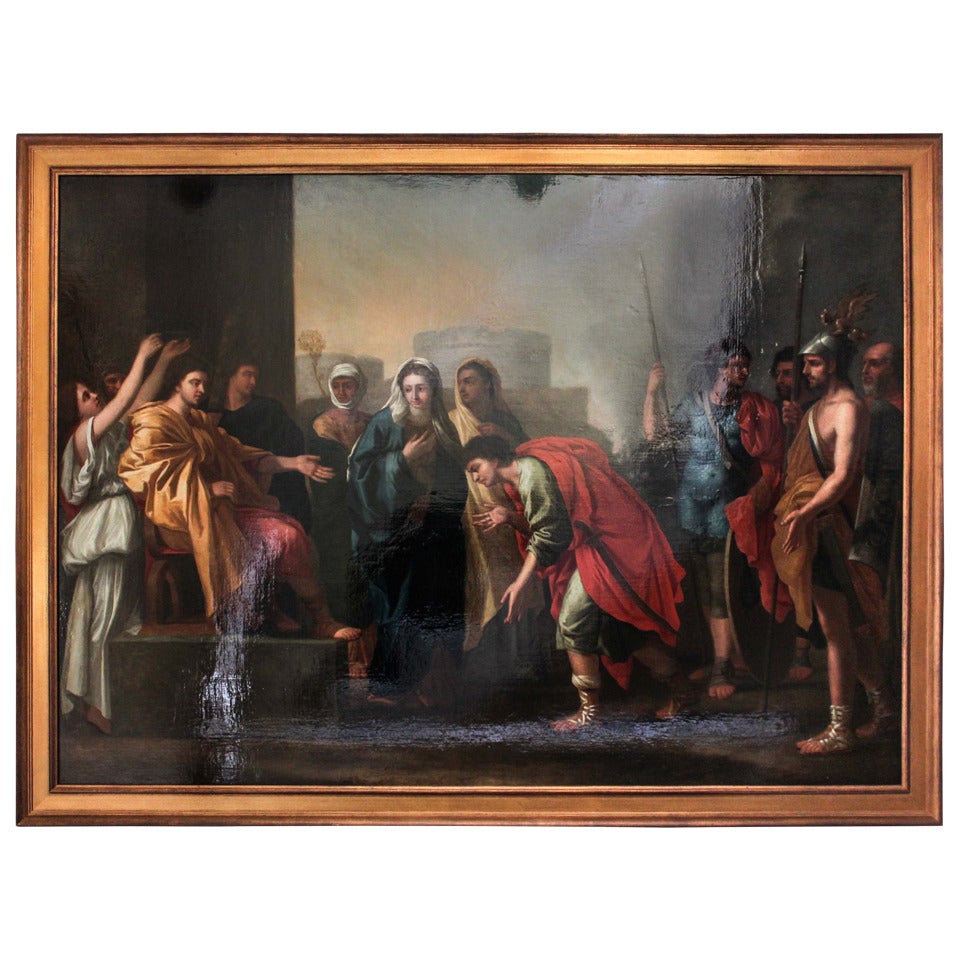 "The Continence of Scipio" After Nicolas Poussin For Sale