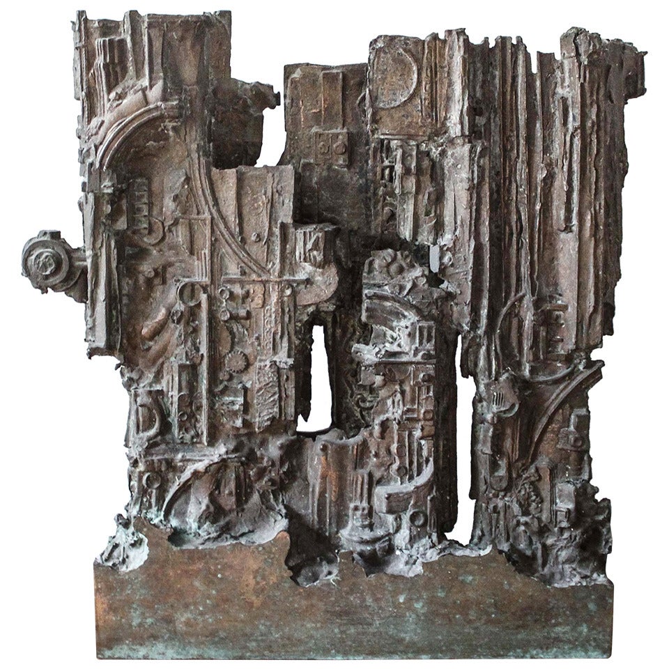 Brutalist Abstract Sculpture For Sale at 1stdibs