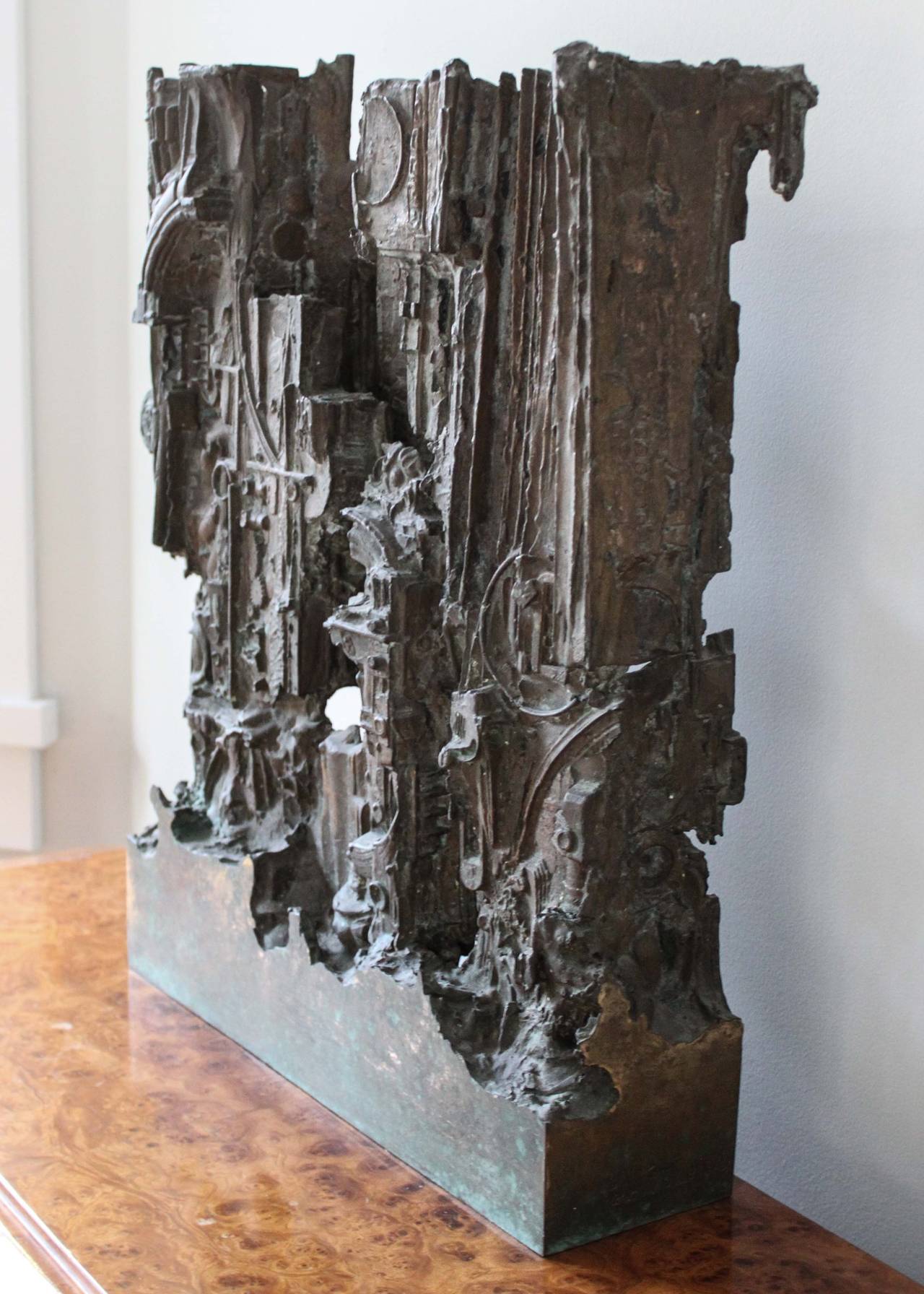 Bronzo Scultura astratta brutalista in vendita