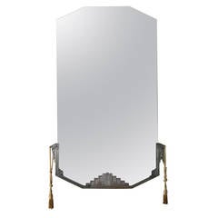 Art Deco Mirror in Style of L. Charles